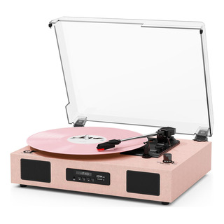 Reproductor De Discos De Vinilo Bluetooth Inalámbrico Con De Reproductor De Discos De Vinilo Bluetooth Inalámbrico Con De