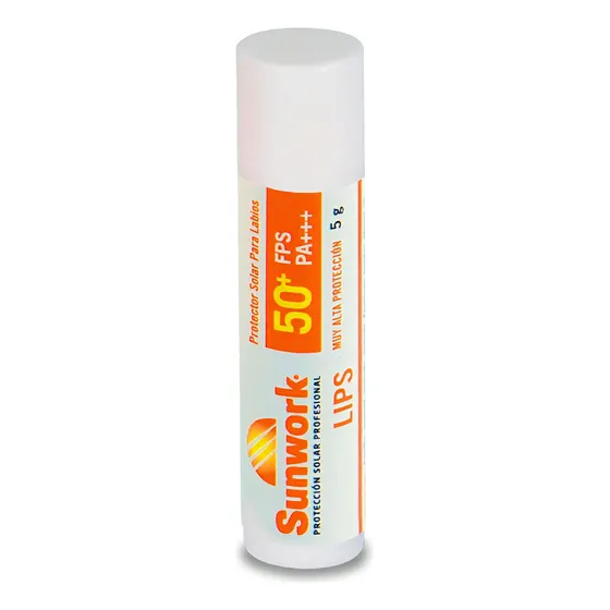 Protector Solar Para Labios Sunwork Lips 50 Fps 5g