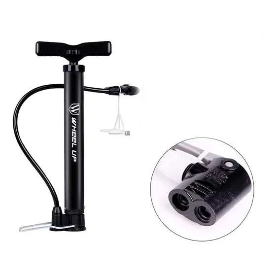 Inflador De Llantas Portátil Bicicleta  - Aguja + Adaptador 