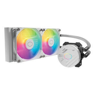 Enfriamiento Líquido Cooler Master 240l Core Argb White Enfriamiento Líquido Cooler Master 240l Core Argb White