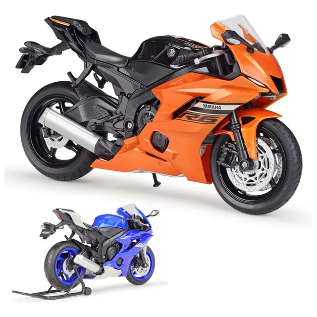 Welly 2020 Yamaha Yzf R6 Miniatura Metal Moto Carreras 1/12