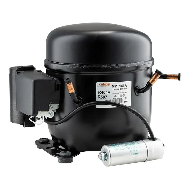 Motor Compresor Heladera 1/2+ Hp Cubigel Mpt14la R22 R404