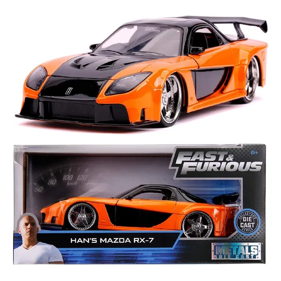 Mazda Rx7 Han's Fast & Furious Drift Car En Caja - Jada 1/24