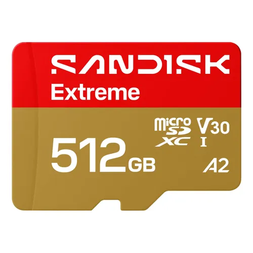 Cartão de memória SanDisk SDSQXA2-064G-GN6AA Extreme com adaptador