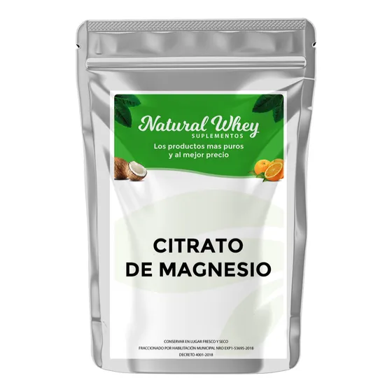 Citrato De Magnesio X 1kg Suplemento Natural Whey En Polvo