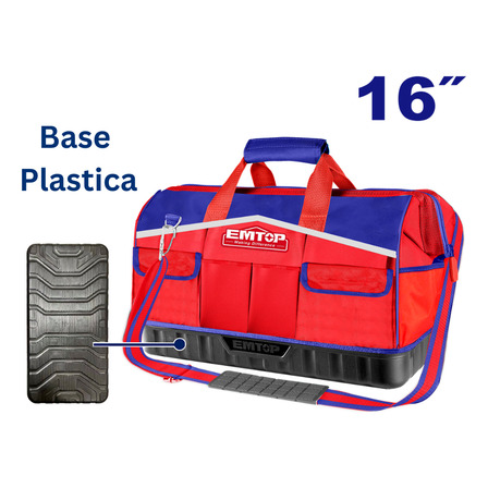 Bolso Para Herramientas Emtop Etbg28164 20kg 16 Base Rigida Bolso Para Herramientas Emtop Etbg28164 20kg 16 Base Rigida