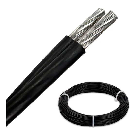 Cable Aluminio Preensabmblado 2x16 Neutro Aislado R-200mts