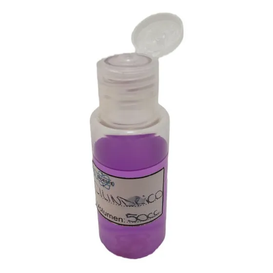 50 Envases Pet 50cc Para Alcohol En Gel Crema Cosmet Flip-t