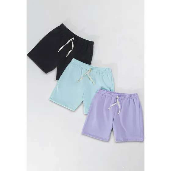Bermuda Paq X3 Infantil Multicolor Mp 1950