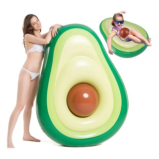 Flotador Inflable Para Piscina Con Forma De Aguacate Flotador Inflable Para Piscina Con Forma De Aguacate