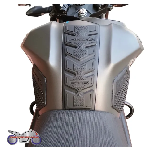 Kit Protector Tanque + Stomp Grip En Caucho Tvs Apache 200
