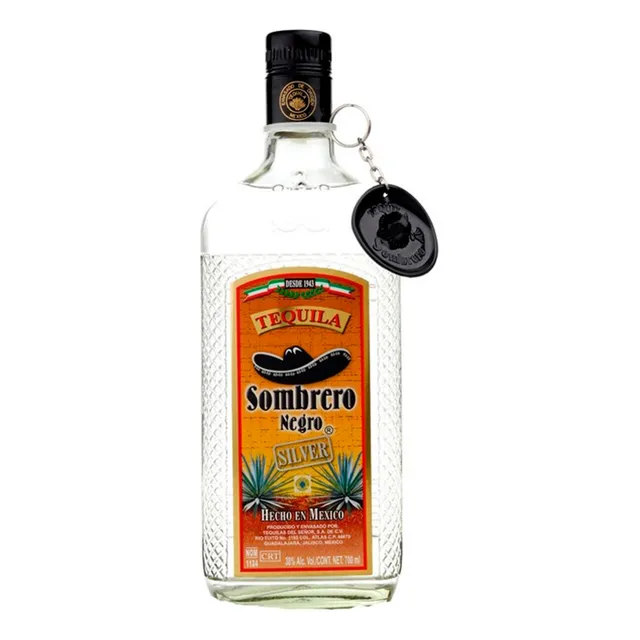 Tequila Silver Sombrero Negro 750 Ml Mexico Importado Trex