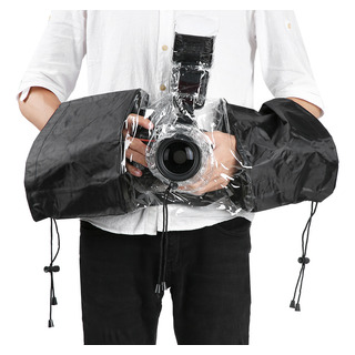 Capa De Chuva ImpermeĂĄvel Para CĂąmera Dslr Universal Preta Capa De Chuva ImpermeĂĄvel Para CĂąmera Dslr Universal Preta