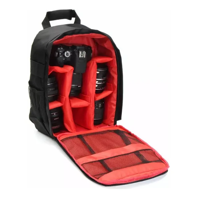 . Mochila Grande Backpac Cámara Digital Dslr Fotografica Lap