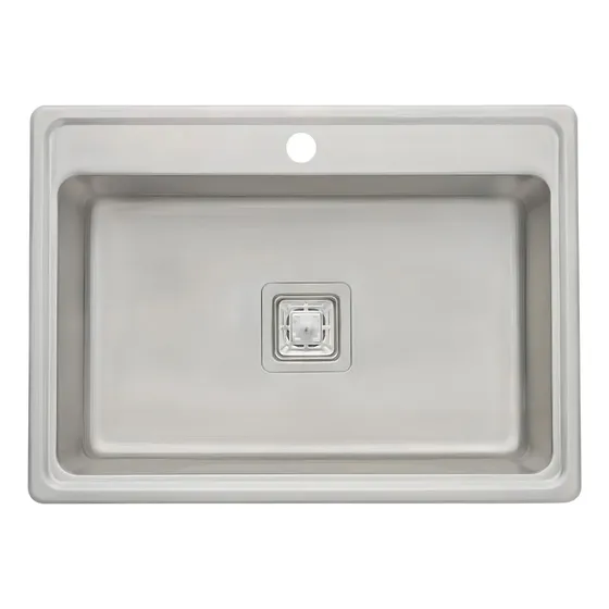 Bacha Cocina Simple Mi Pileta Lujo Acero Inoxidable 783e