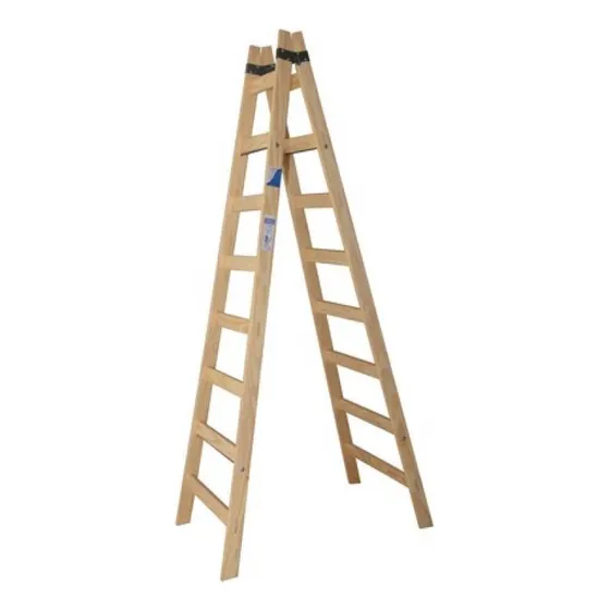 Escalera Pintor Madera 14 Escalones Eucaliptus- Ynter Indust