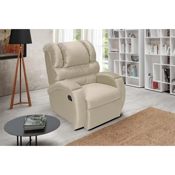 Poltrona Do Papai Imperial Suede Império Estofados