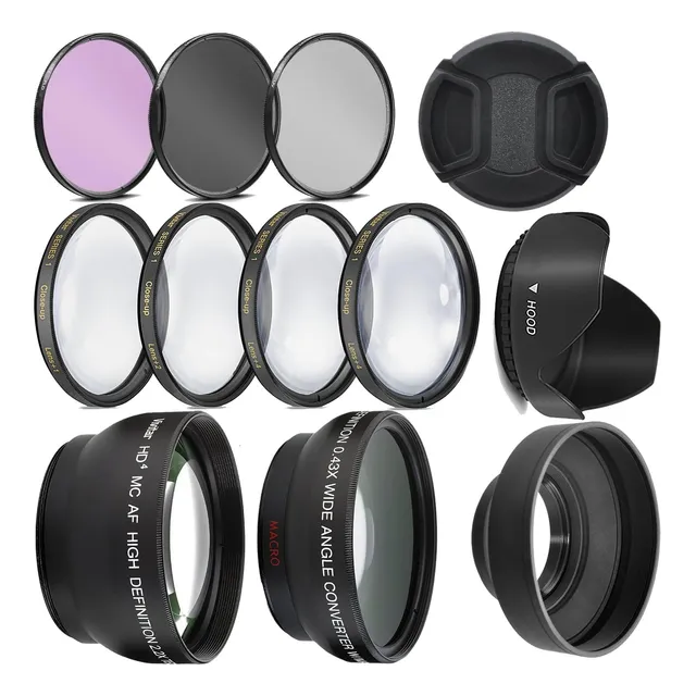 Kit De Lentes Ultra Deluxe Para Nikon D3400, D3500, D5600...