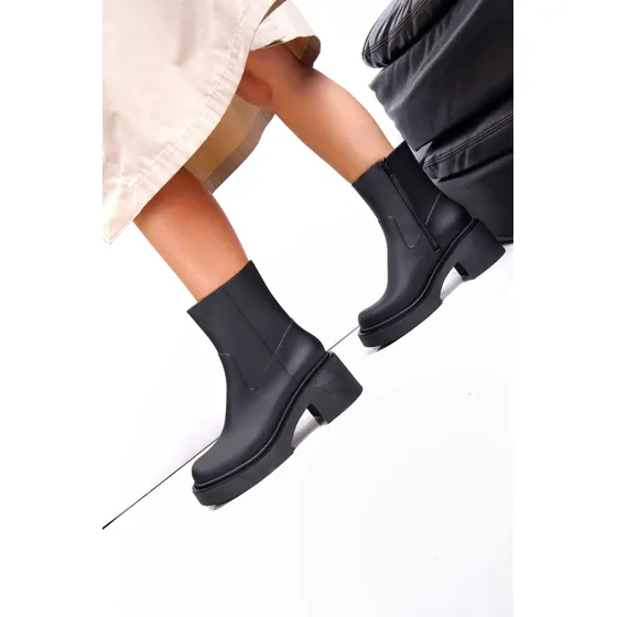 Botas Botitas De Lluvia De Mujer-caña Corta 