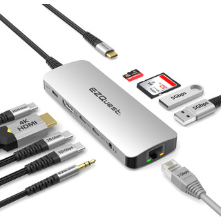 Ezquest Usb C Hub Docking Station 10 En 1 Con 4k Hdmi 60hz, Ezquest Usb C Hub Docking Station 10 En 1 Con 4k Hdmi 60hz,