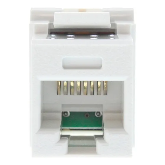Conector Fêmea Rj45 Utp Kestone Cat6 Branco Panduit - Nk688m