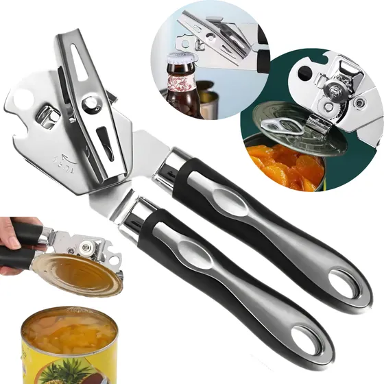 Abridor De Latas Automatico Profissional Inox Sem Rebarbas