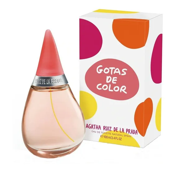 Gotas De Color Edt 100ml Para Mujer