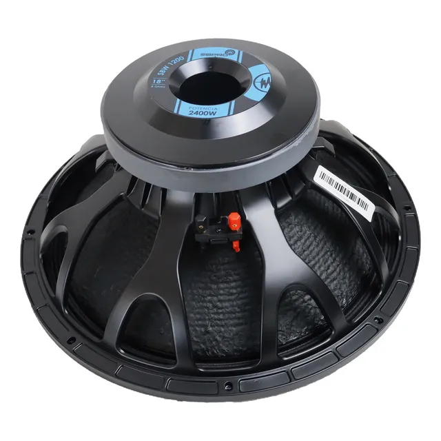 Bocina De 18 Para Subwoofer Sbw1200 Super Bright 1200w Color Negro