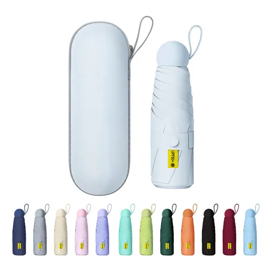 Paraguas Sombrilla Bolsillo Anti-ultravioleta +bolsa Cápsula