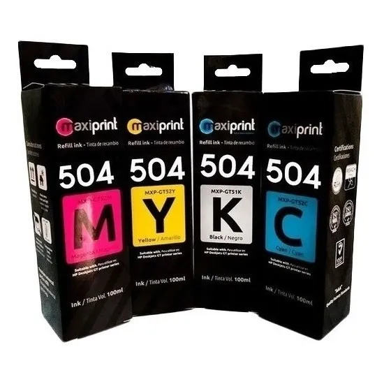 Tinta Epson Generica Maxiprint 504 / 544 Precio Por Unidad