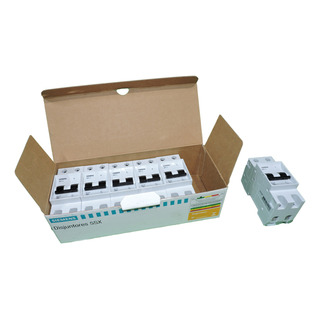 Disjuntor Bipolar Curva B 10a, 5sx1 210-6 Siemens 1 Unidade Disjuntor Bipolar Curva B 10a, 5sx1 210-6 Siemens 1 Unidade