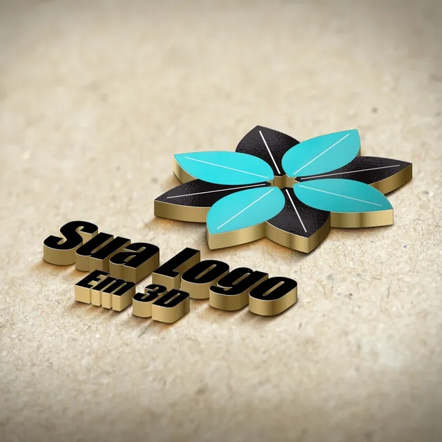 Logo Realista Pacote 180+ Mockup 3d Logomarca + Brinde