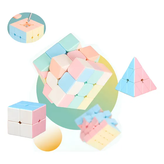 Cubo Magnético Cubo De Rubik De Colores Sin Pegatinas