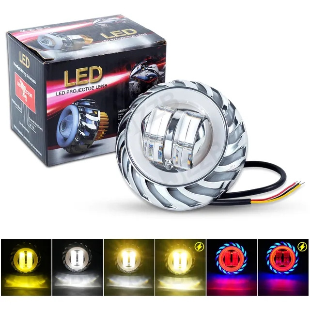 Faro De Ojo De Diablo/ángel Led Para Motocicleta