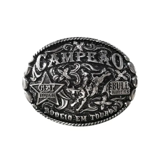 Fivela Para Cowboy E Pião Campeão Com Um Preço Imperdível!