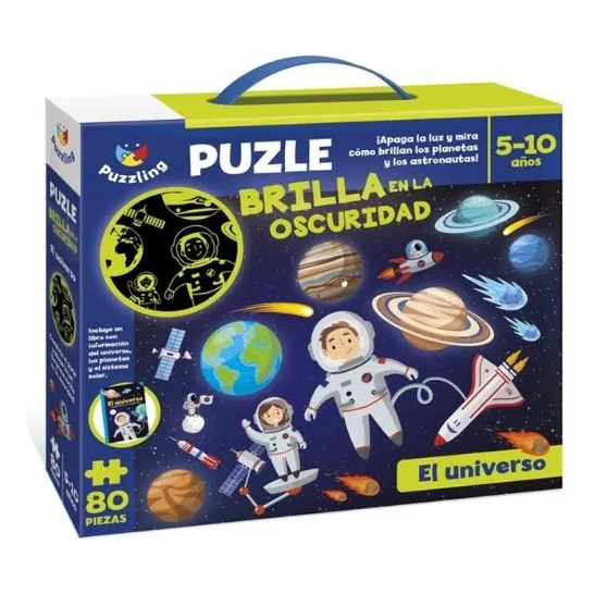 Juego Rompecabezas Brilla En La Oscuridad