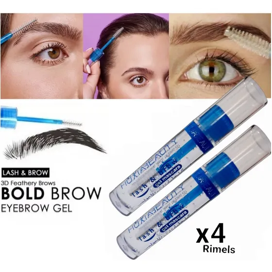 Mascara Gel Para Cejas Pestañas Rimel Transparente 