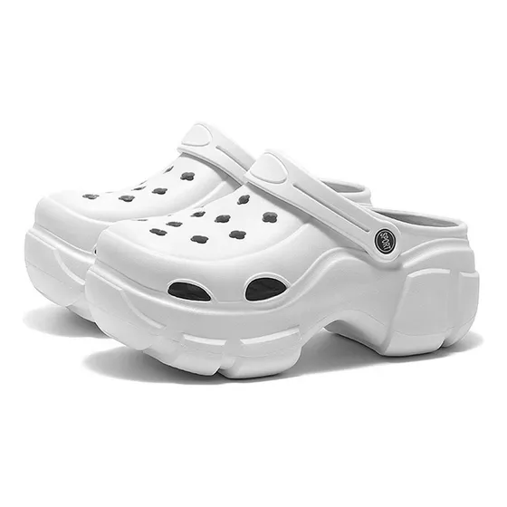 Sandalia Plataforma Blanco Talle 40/41