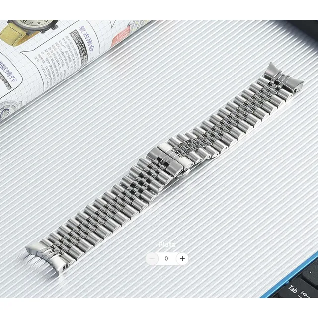 Correa Para Samsung Watch 6/5/4 , Negra Y Plata