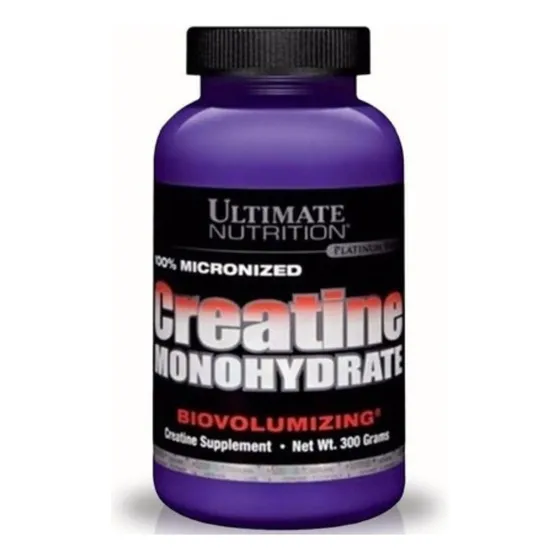 Creatina Ultimate Nutrition Creatina Monohidrato Micronizada 300 G Frasco Sin sabor