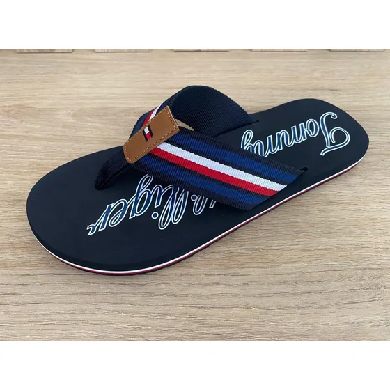 Sandalias Tommy Hilfiger Hombre 4306dw5 Color Azul