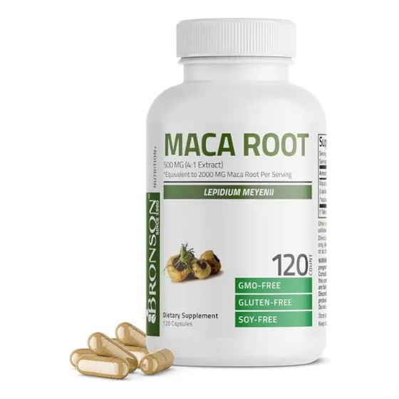 Bronson Maca Raíz De Maca 500 Mg 120cap