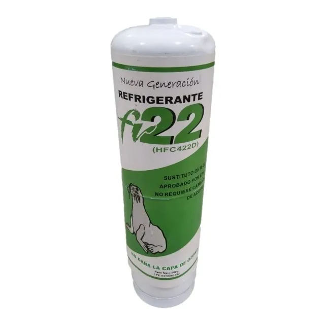 Gas Refrigerante Hfc422d Sustituto R-22 Bombona 0,800 Gramos