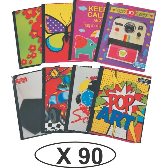 Libreta Empastada Cosida Cuaderno 100 Hojas Tesis Bulto 90un