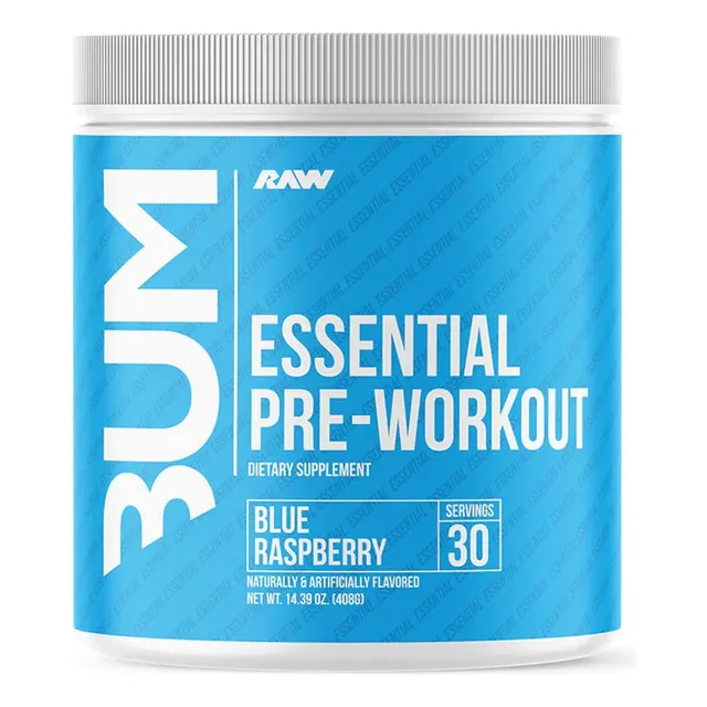 Raw Cbum Essential Pre Workout Pre Entreno Peach Mango