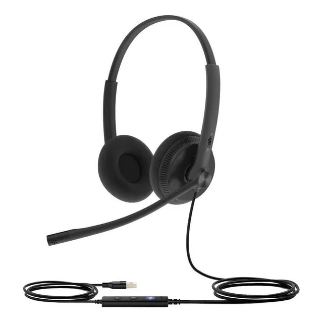 Yealink Perú - Headset Auricular Uh34 Dual Usb-a Call Center