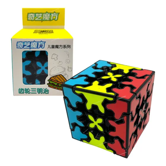 Cubo Rubik Qiyi 3x3 Engranaje Stickerless Cubo Magico
