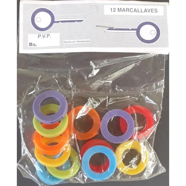 Aros Marcallaves De Cerraduras De  Colores