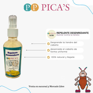 Repelente Desenredante Para Piojos Pp Pica's Repelente Desenredante Para Piojos Pp Pica's