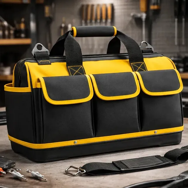 Bolsa Maleta de Ferramentas Grande Reforçada 16 Bolsos — Travunker